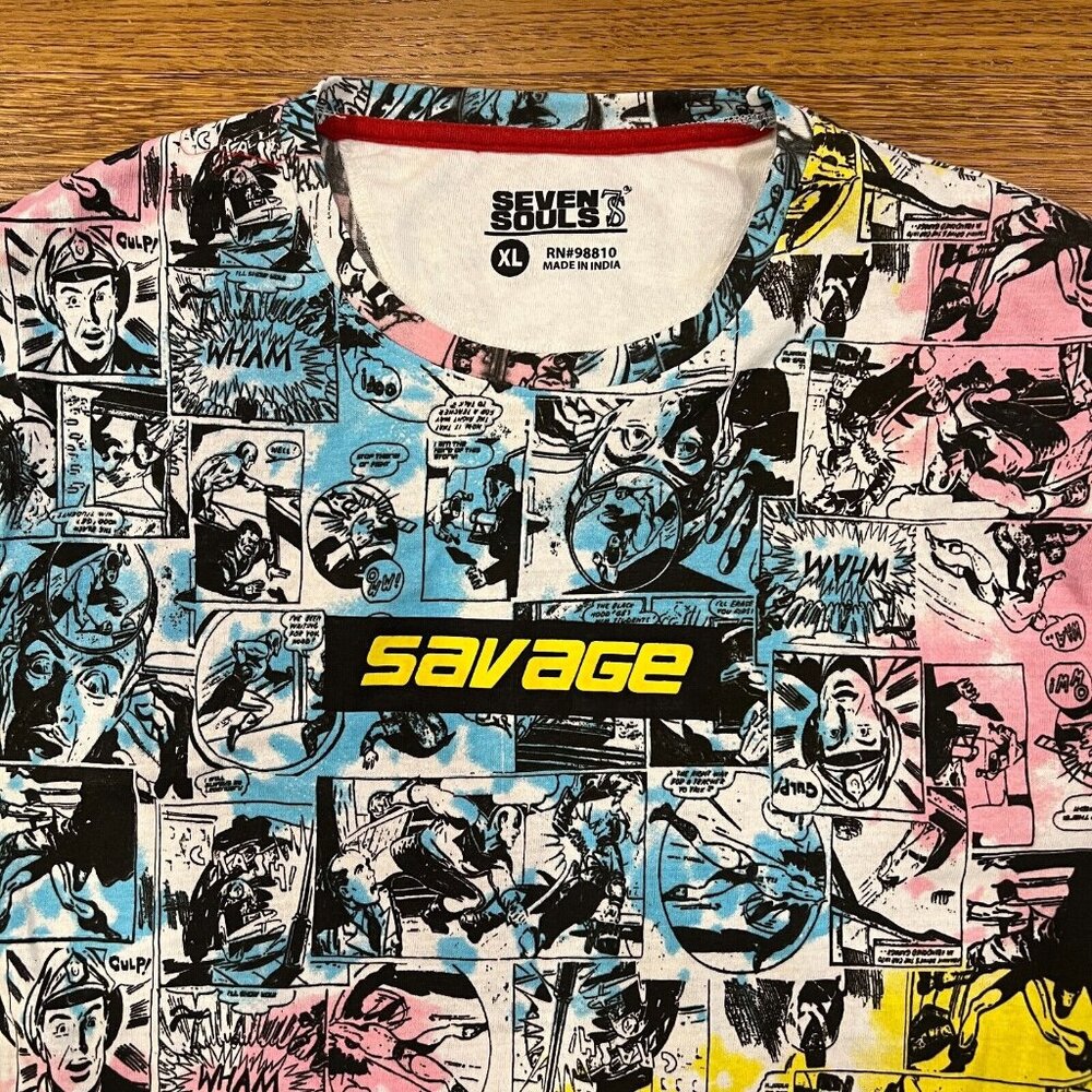 Men's Seven‎ Souls Tshirt Savage Size XL
